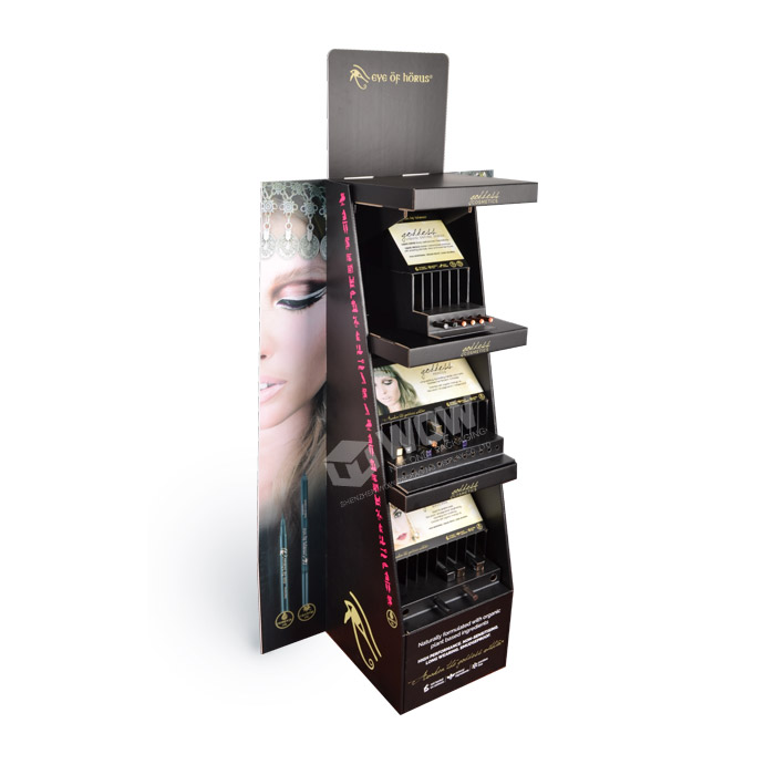 POP Stand for Cosmetic Shop Display with Corrugated Floor Displays