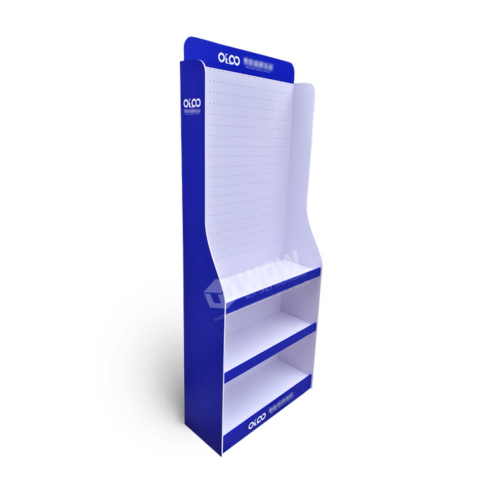 Hanging Mobile Accessories Display Rack with POP Floor Display and PVC Stand