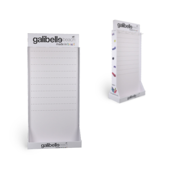 Point of Sale Cardboard Display Stands for Pegboard Shoe Displays