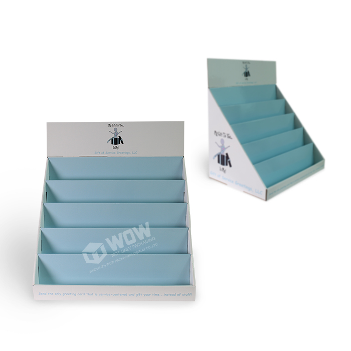 5-Tier Countertop Gift Card Display Stand with Point of Sale Solutions