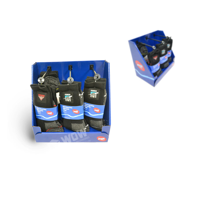 Retail Sock Display Rack with Table Top Display Stand and Hooks