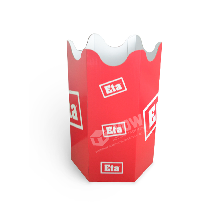 Promotional Cardboard Snack Display Rack with Store Display Bins