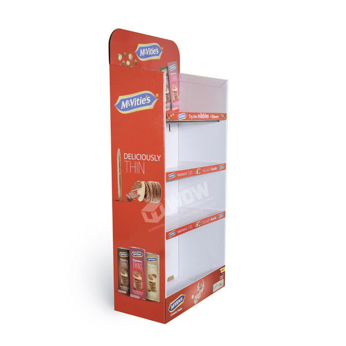 Innovative Cardboard Endcap Display for Cookie POP Displays