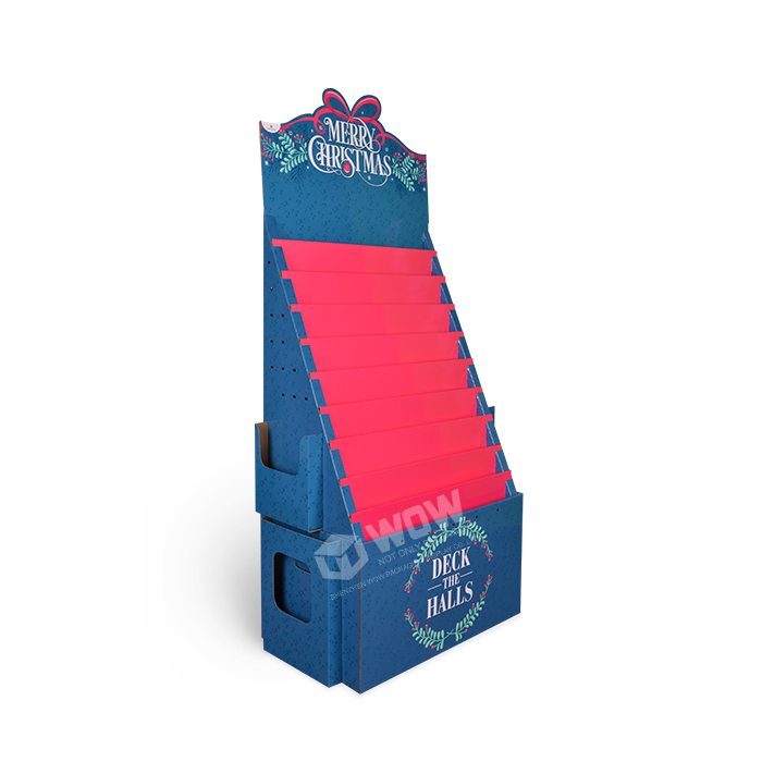 10-Tier Cardboard Greeting Card Display Stands from China