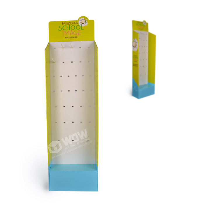 Retail Point of Purchase Seed Packet Display Stand Featuring Cardboard Peg Display