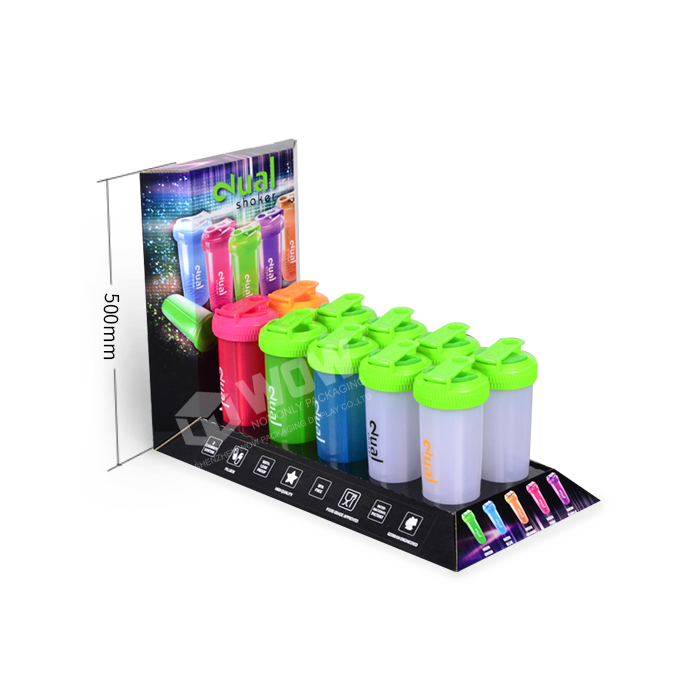 Cardboard Product Display and Counter POP Displays Featuring Cup and Saucer Display Shelf