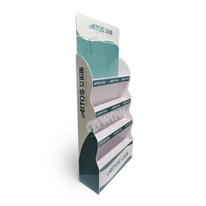 Plastic Tiered Display Stand for Light Bulbs