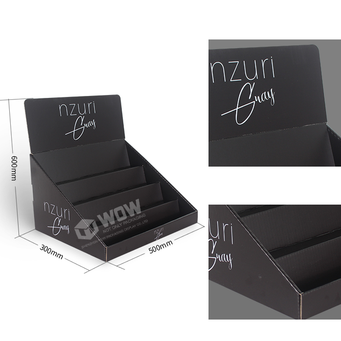 In-Store POP Countertop Nail Polish Displays with Cardboard Step