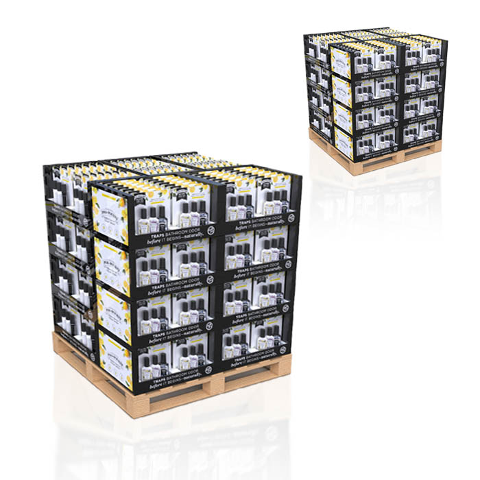 Corrugated Pallet Cardboard Lip Balm Display for Costco