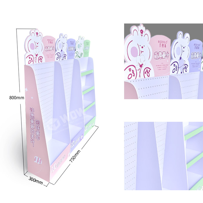 Toy Display Shelf with FSDU and Plastic Point of Sale