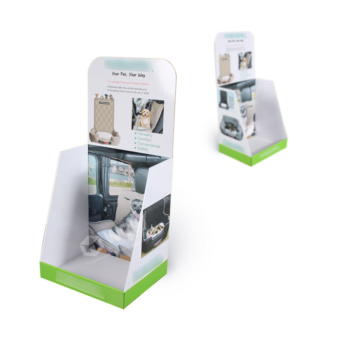 Cardboard Pet Shop Display Units with Pallet Dump Bin for Stand Making