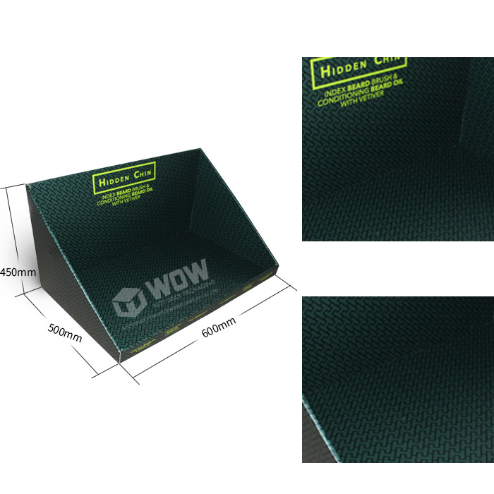 POS Materials Corrugated PDQ Display Stand for Toothbrush Shop
