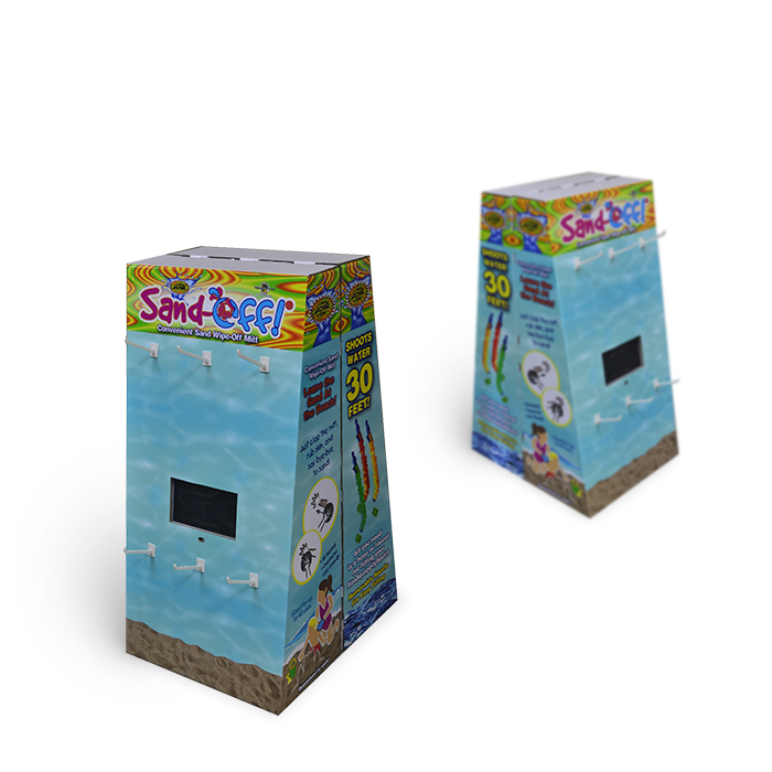 Retail Hanging Displays Featuring Paperboard Display and Countertop Display