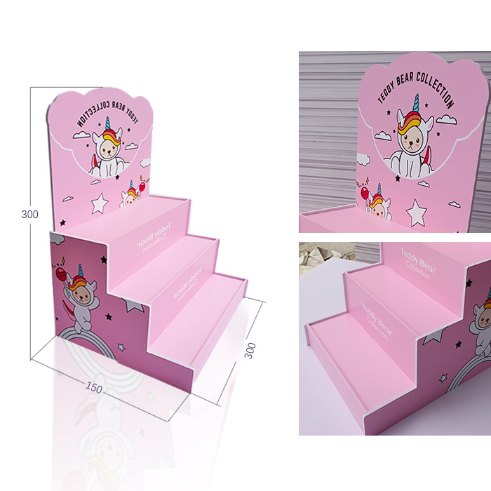 3 Tier Table Top Custom Foam Board Displays for Teddy Bear Promotions