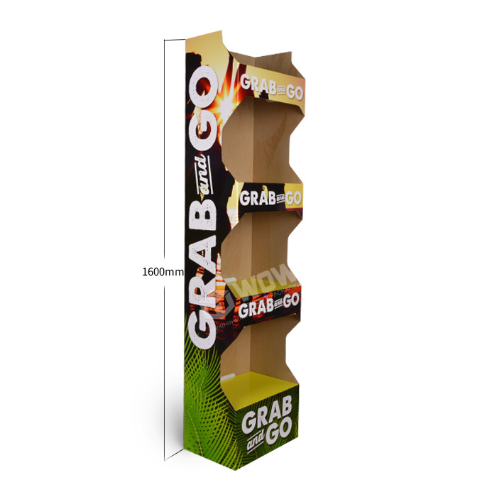 Point of Purchase Tobacco Display with Cardboard Sidekick Designs