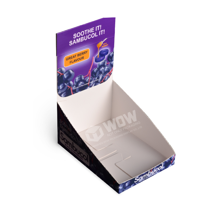 Tear-Off Display Box Countertop Candy Rack Featuring POP Counter Display