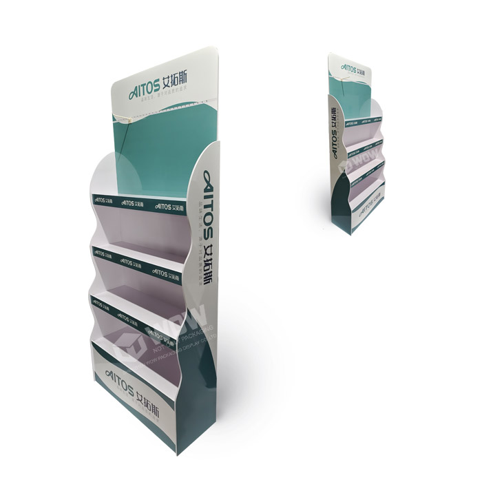 Plastic Tiered Display Stand for Light Bulbs