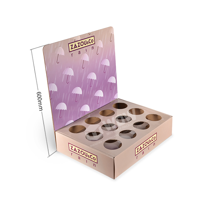 Table Top Carton Display Stand for Retail Umbrella Displays