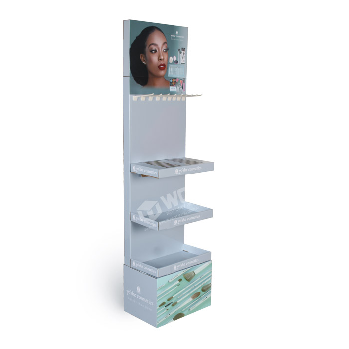 Creative Point of Sale Display with Cardboard Floor Stand by Cosmetic Display Stand Manufacturers