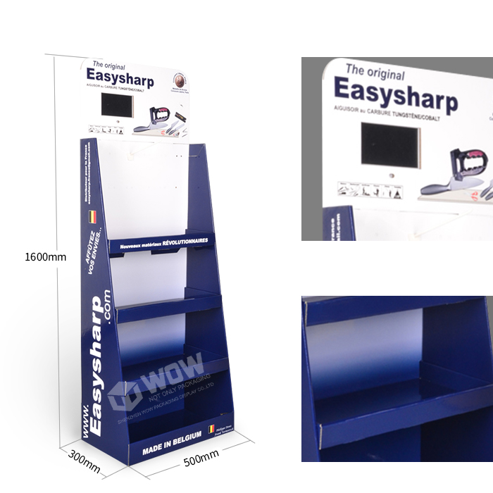 Spoon Display Rack Featuring Floor Standing Display Rack and Shop POP Displays with Cardboard Stand-Up Display