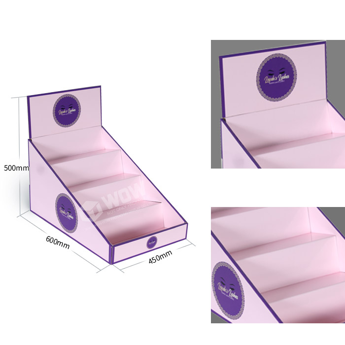 4-Tier POS CDU Cosmetic Shelf Display Rack