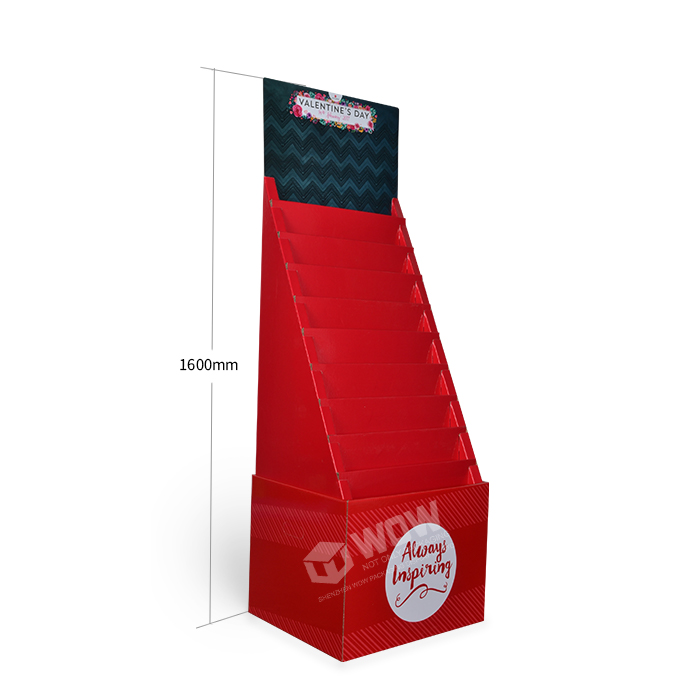 Greeting Card Floor Display Featuring Bespoke FSDU and Custom Point of Sale Displays from Cardboard Display China