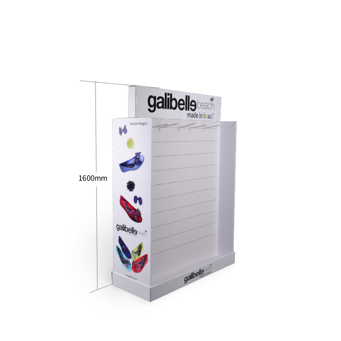 Corrugated Display Stands for Retail Hanging Shoe Displays