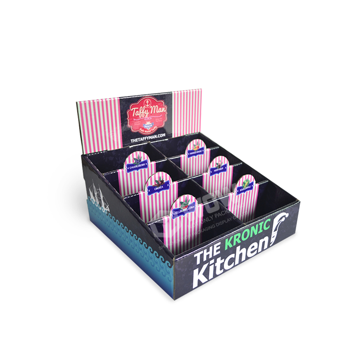 Cardboard Table Display Stands for Condiments