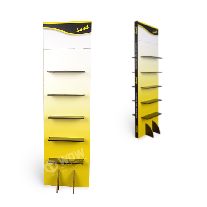 Double-Sided Shoes Display Stand for Shop Featuring Floor Stand and Carton Display Stands