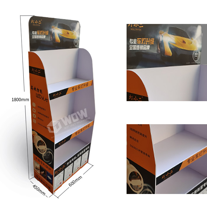 Bespoke FSDU for Car Accessories Display Rack and Foamboard Retail Display Stand