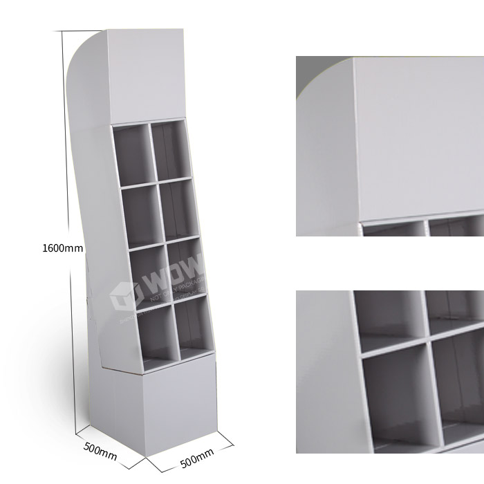 Tiered Cardboard Display Stand for Retail Book Displays