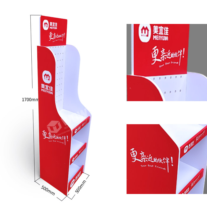 Custom Foam Board Displays for FMCG Store Floor Display Rack