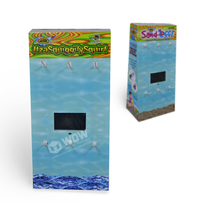 PDQ Carton Accessories Display Stand with Counter Display Hooks