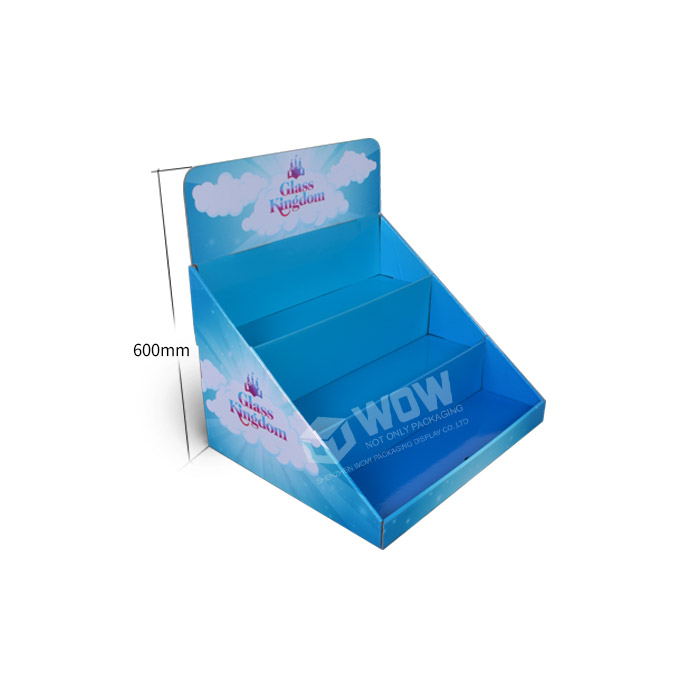 Funko Pop Display Stand Featuring Retail Cardboard Display Boxes and 3 Tiers Stand