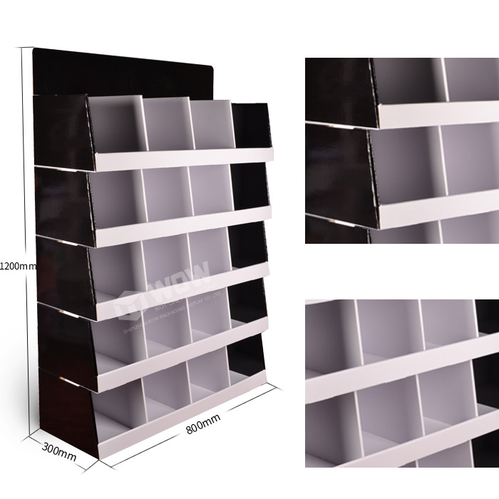 Tee Shirt Display Rack with Half Pallet Display and Cardboard Point of Sale Stands