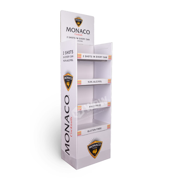 Innovative POP Displays for Standing Cardboard Beverage Display Stand