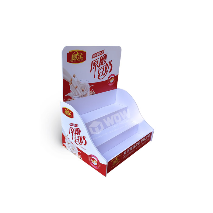 Plastic Product Display for Creative Beverage and 3-Tier Countertop Display Stand