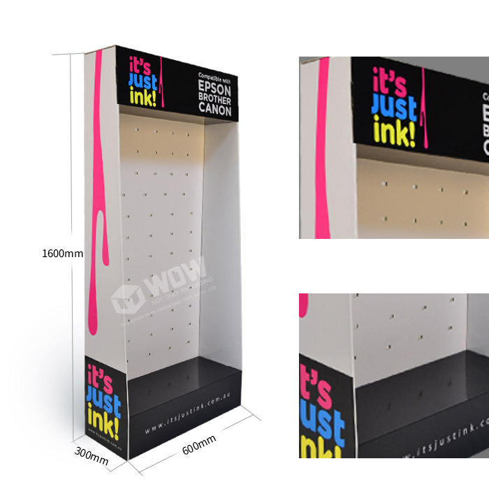 Cardboard Pegboard Stationery Store Displays for Cool Point of Sale Solutions