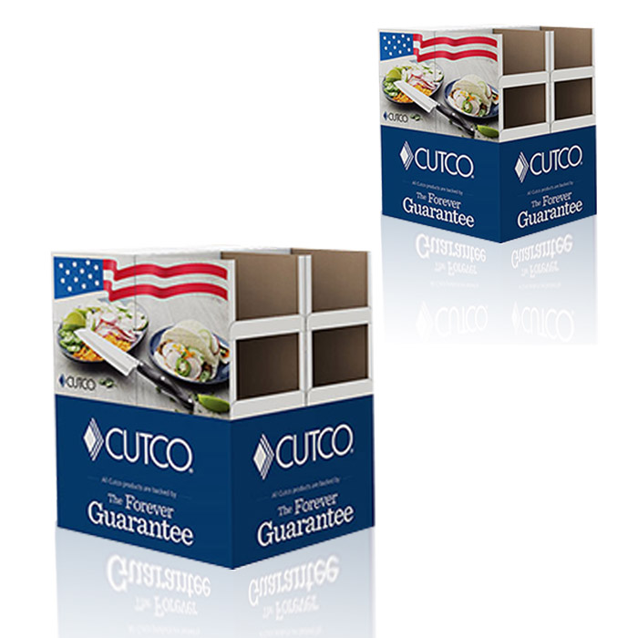 Kitchenware Pallet Dump Bin with Corrugated Shipper Displays for Costco