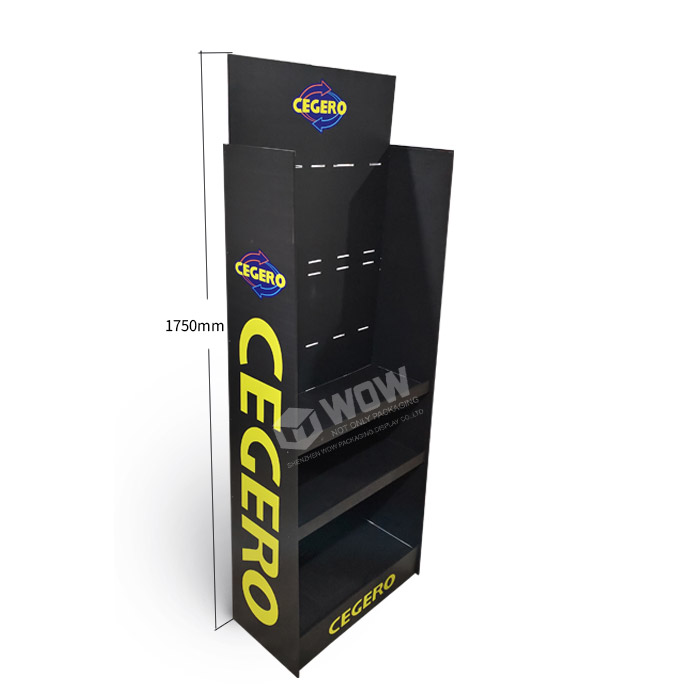 Retail Hanging Plastic Point of Sale Sports Display Rack