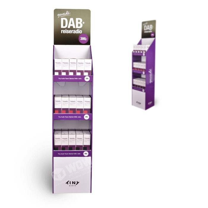 Cardboard FSDU Display Units for Retail Accessories and POS Stands