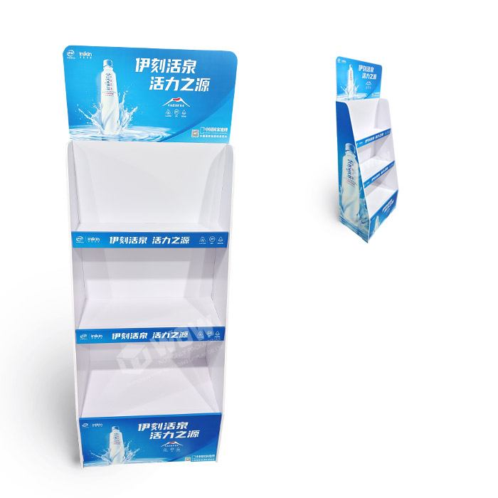 PVC Freestanding Display Rack for Soda Pop