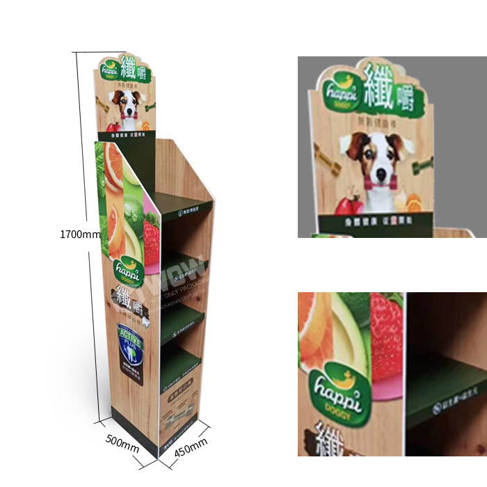 Custom Made Stands for Dog Food Displays Featuring FSDU Displays and PVC Display Stands for Retail