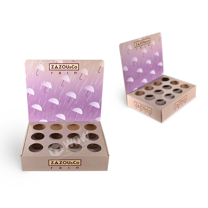 Table Top Carton Display Stand for Retail Umbrella Displays