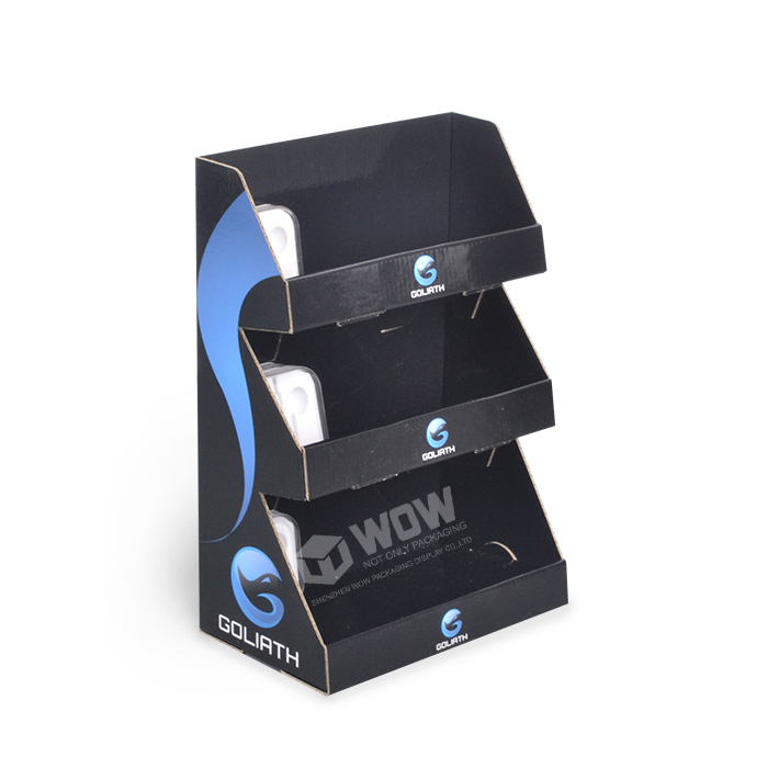 Paperboard Countertop Mobile Accessories Display Rack