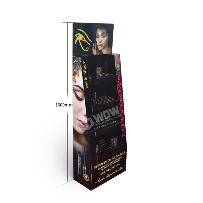 Cardboard Floor Display Stands for Retail Lip Balm POP Display