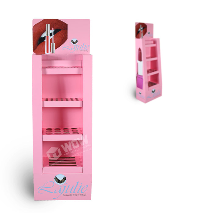 Custom Cardboard Floor Display for Lip Balm