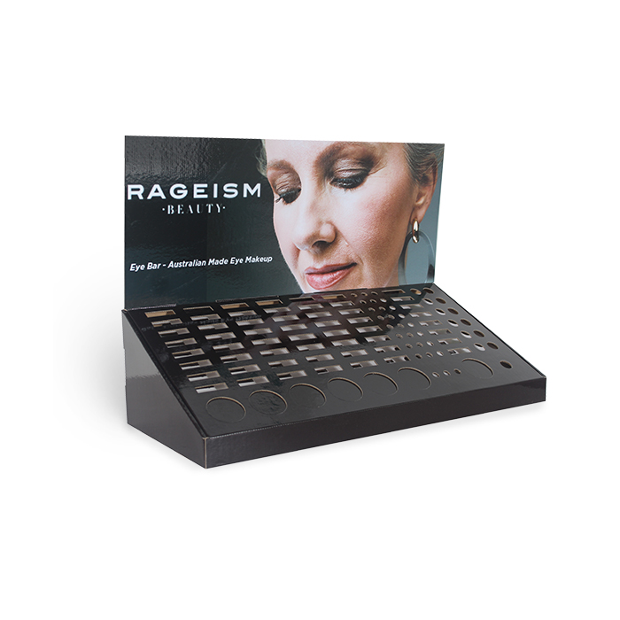 Custom Store Displays for Beauty Products Featuring Countertop Product Displays and Cardboard Display POS Solutions
