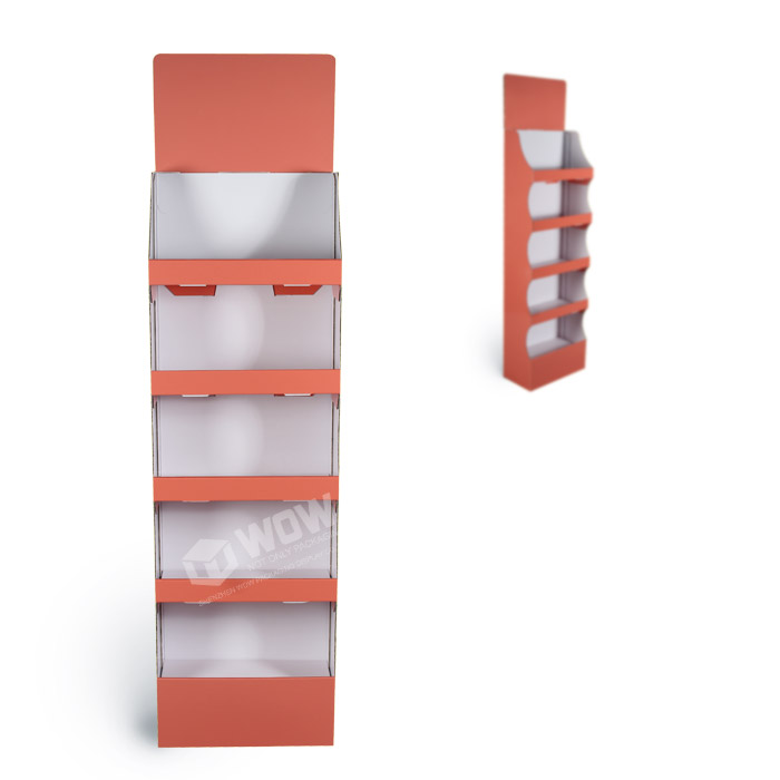 Cardboard FSDU Potato Chip Display Stand for Effective POS Merchandising