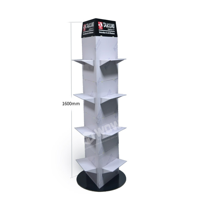 Freestanding Cardboard Shoe Display for POP Store Displays